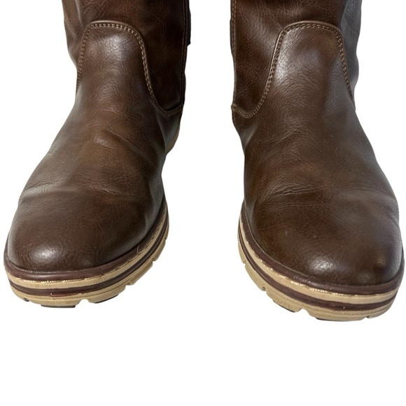 Cliffs by White Mountain Kesha Round Toe Brown Boots 10 - Picture 9 of 15